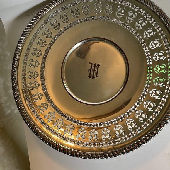 Silver Decorative Plates - Picture 2 of 6